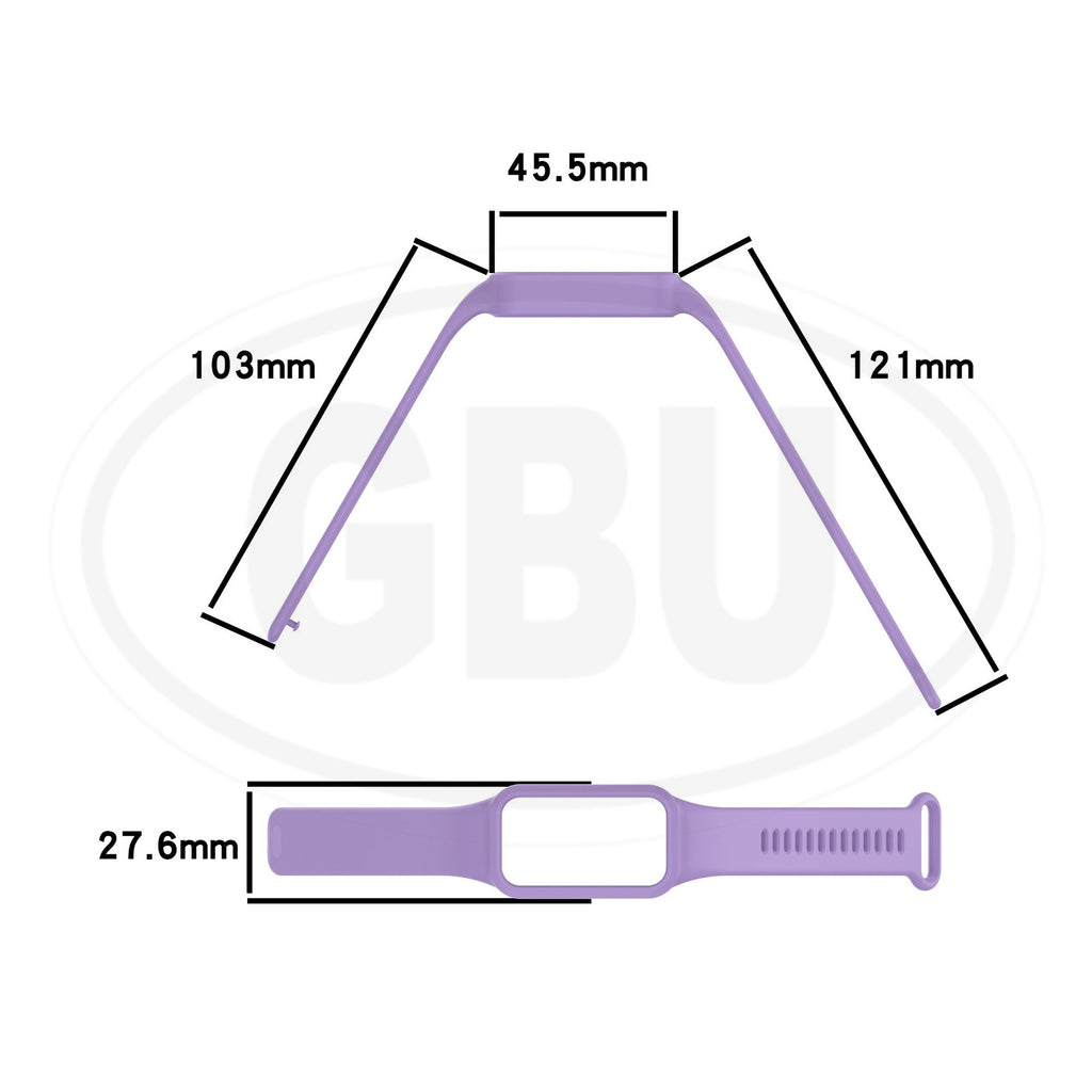 Compatible with Xiaomi Smart Band 9 Active / Mi Band 9 Active Soft Silicone Replacement Strap Band (NOT ORIGINAL)