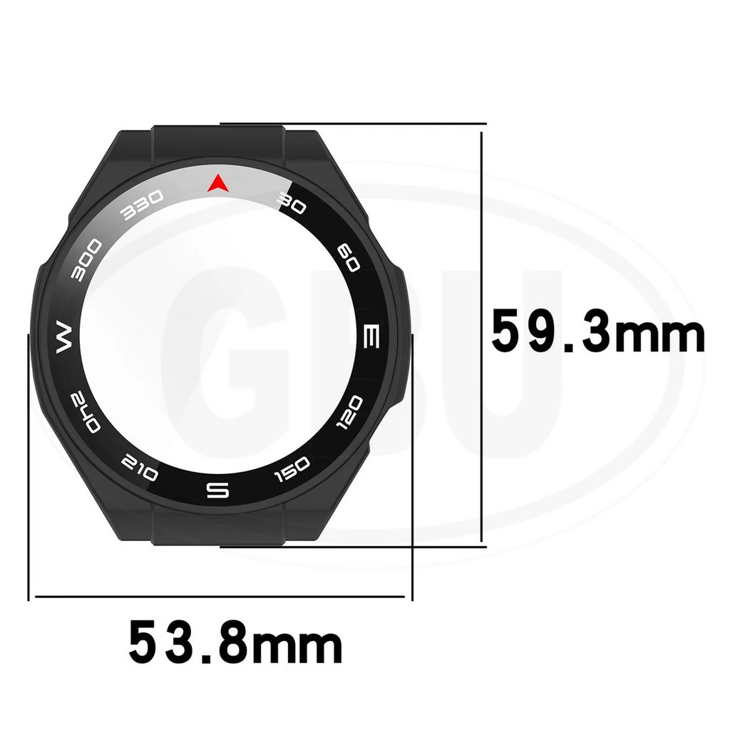 Huawei Watch Ultimate / Huawei Ultimate Full Cover Case 2-in-1 with Tempered Glass Protector Screen