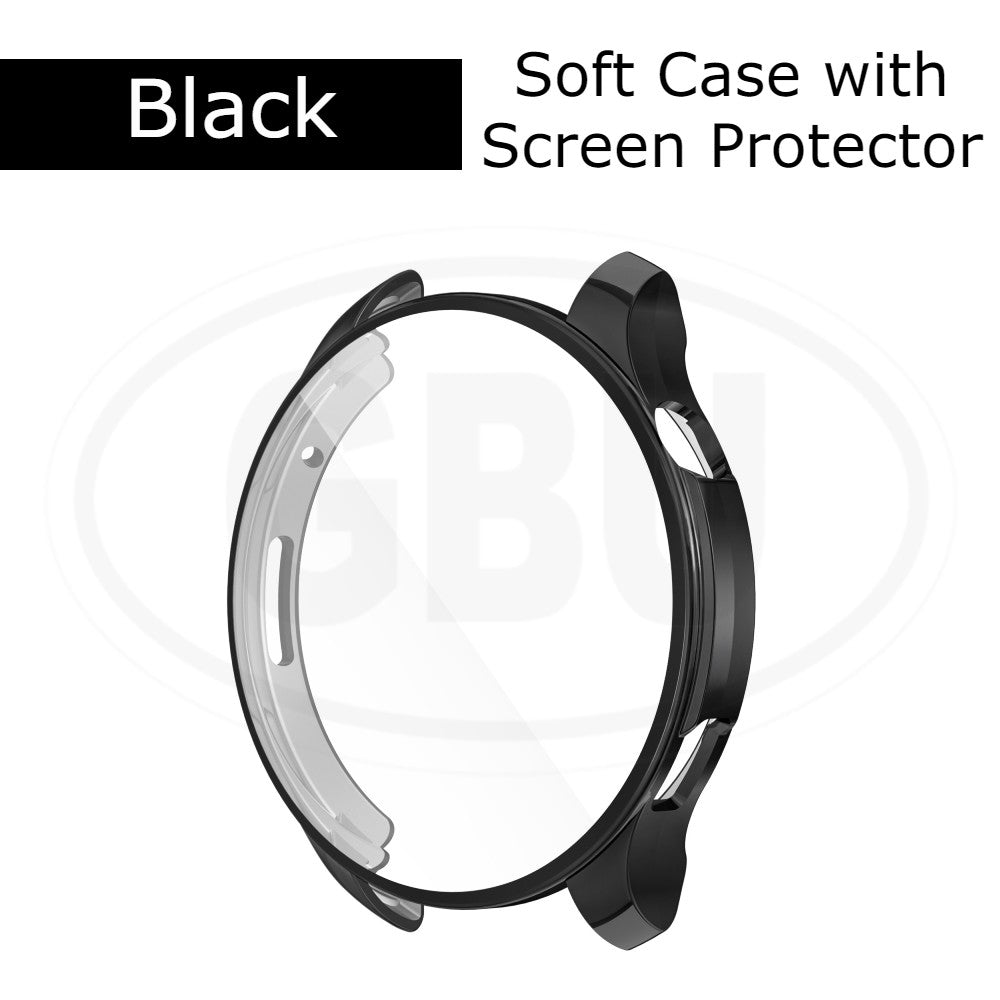 Amazfit GTR 4 / GTR4 2-in-1 Full Cover Case with Tempered Glass Protector Screen