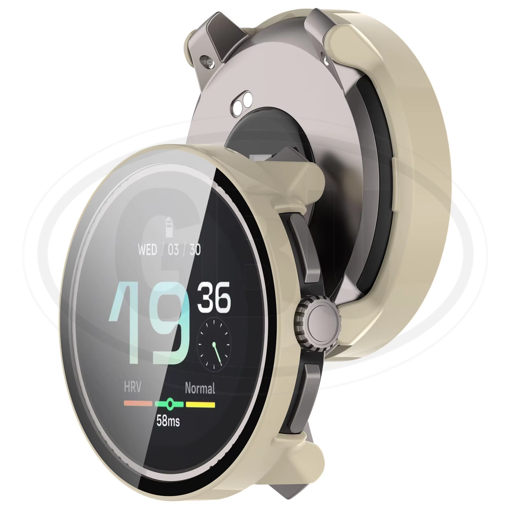 Suunto Race / Suunto Race S Sarung Full Built-in Tempered Glass Cover
