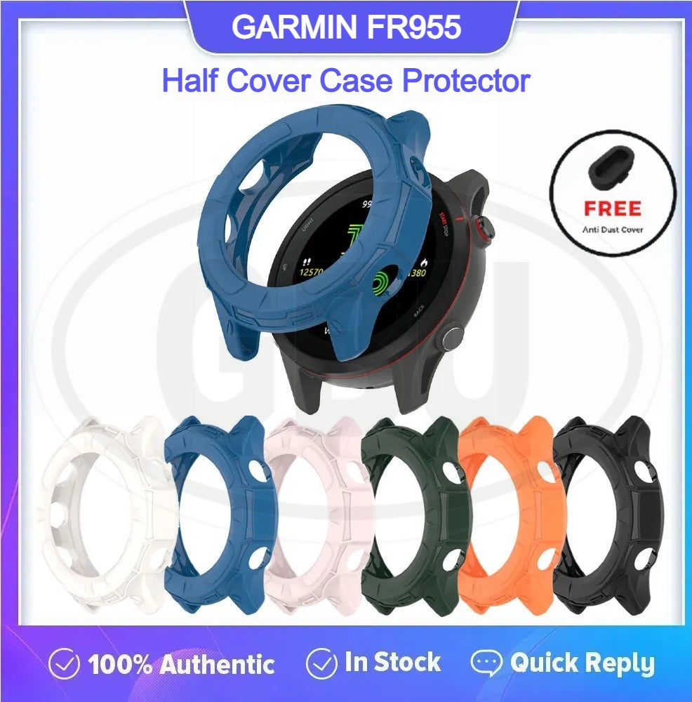 Garmin Forerunner 955 / FR955 TPU Half Cover Protector Case - No Screen