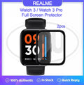 [2pcs] Realme Watch 3 / Realme Watch 3 Pro 3D Full Cover Screen Protector - Full Screen