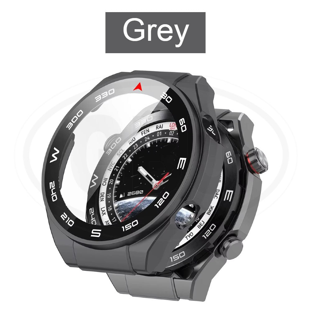 Huawei Watch Ultimate / Huawei Ultimate Full Cover Case 2-in-1 with Tempered Glass Protector Screen