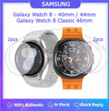 < 2pcs > Samsung Galaxy Watch 8 40mm / Galaxy Watch 8 44mm / Galaxy Watch 8 Classic Screen Protector HD Tempered Glass