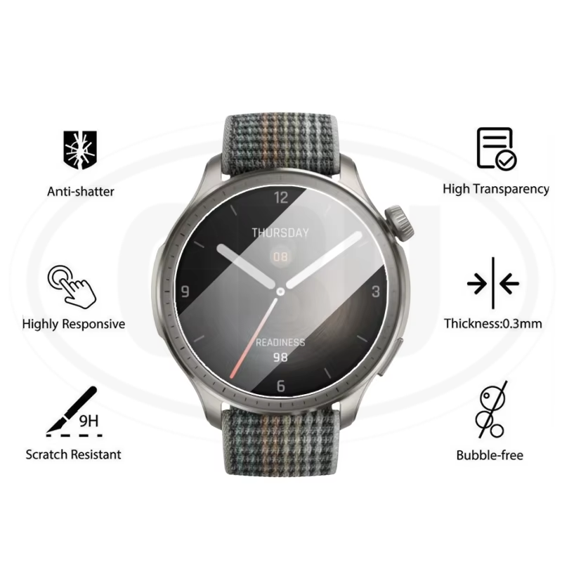 [2pcs] Amazfit Balance Screen Protector HD Tempered Glass