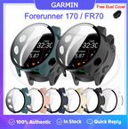Garmin Forerunner 170 / Forerunner 70 / FR170 / FR70 Sarung Full Built-in Tempered Glass Cover  PERCUMA Anti-Dust Cover