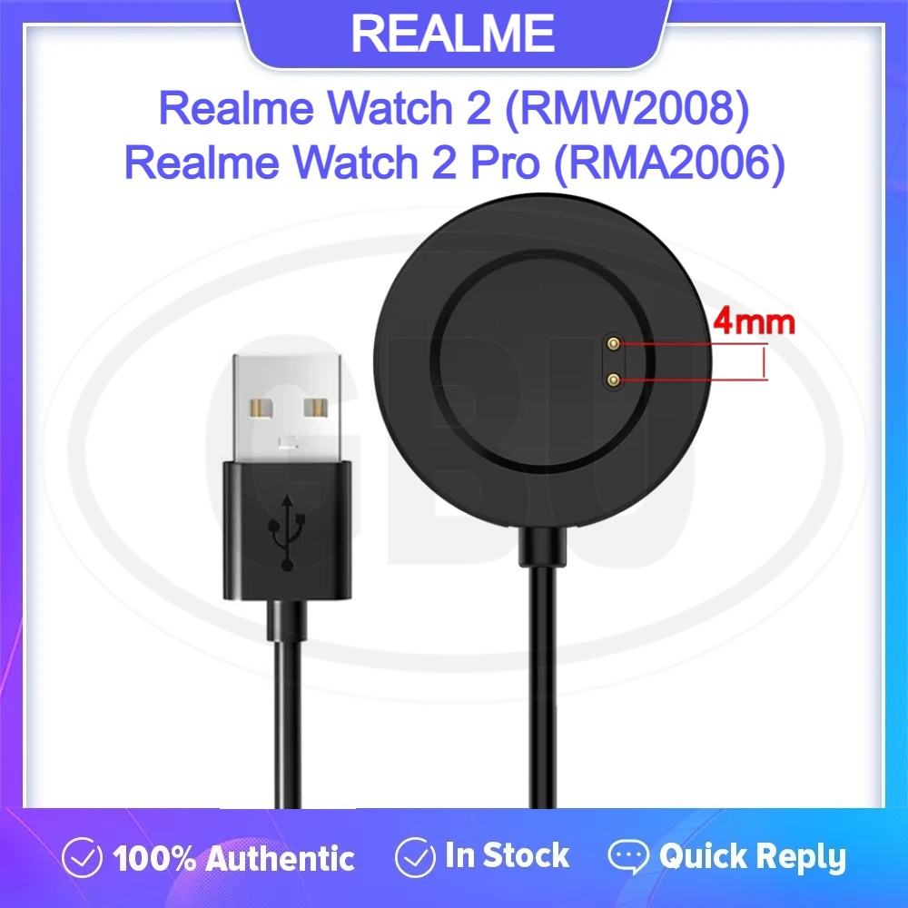 Realme Watch 2 / Watch 2 Pro / Watch T1 / RMW2008 / RMA2006 / RMA161 / Changing Cable Magnetic Dock