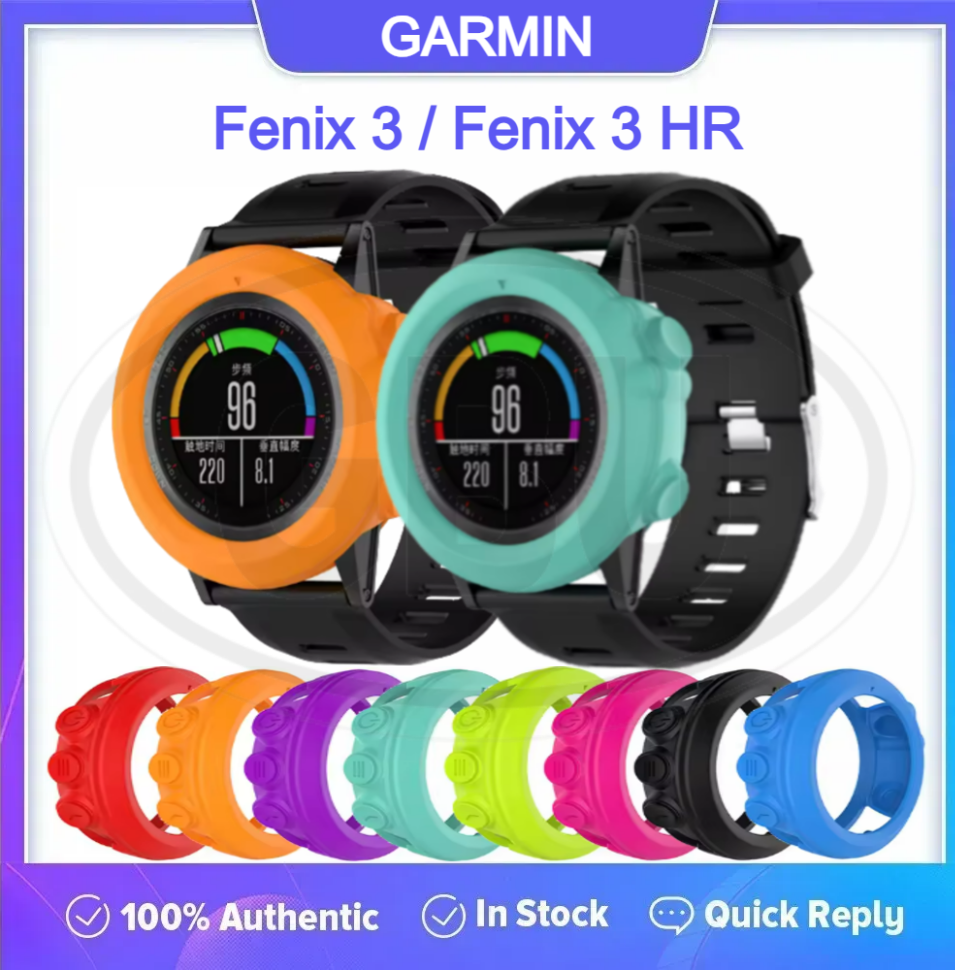 Garmin Fenix 3 / Garmin Fenix 3 HR Sarung Half TPU / Silicone Half Cover - No Screen Cover