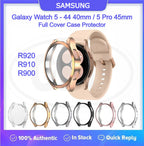 Samsung Galaxy Watch 5 Pro 45mm / Watch 5 40mm / Watch 5 44mm / R920 / R910 / R900 TPU Full Cover Case Protector