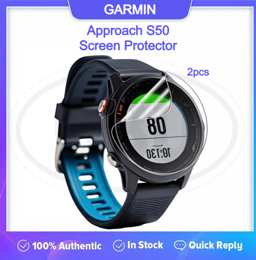[2pcs] Garmin Approach S50 Hydrogel Watch Screen Protector