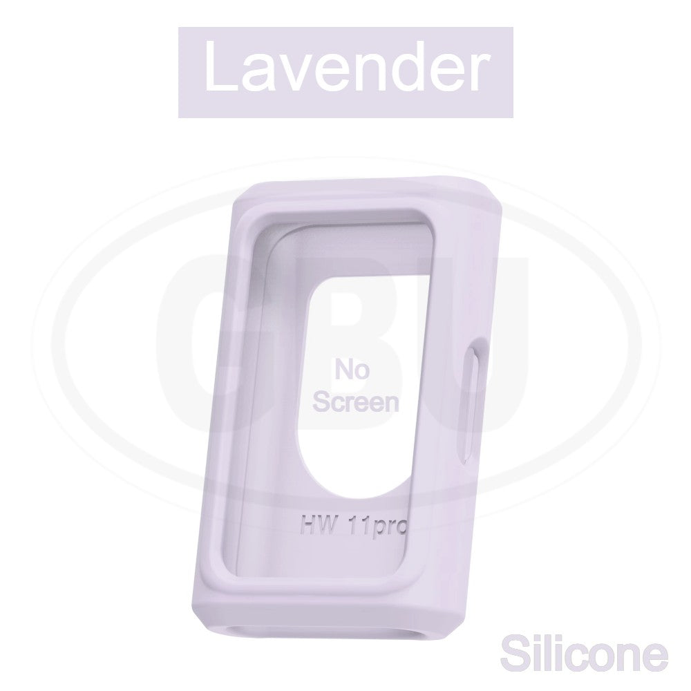 Huawei Band 11 / Huawei Band 11 Pro Sarung Full Built-in Tempered Glass / Sarung Half Silikon - No Screen Cover