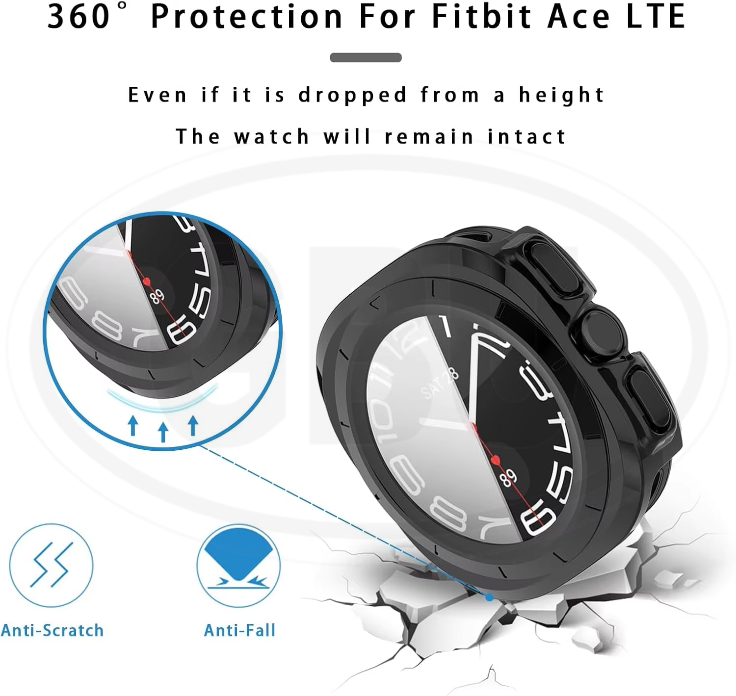 Samsung Galaxy Watch Ultra 47mm / Samsung Ultra Watch TPU Full Protector Cover Case