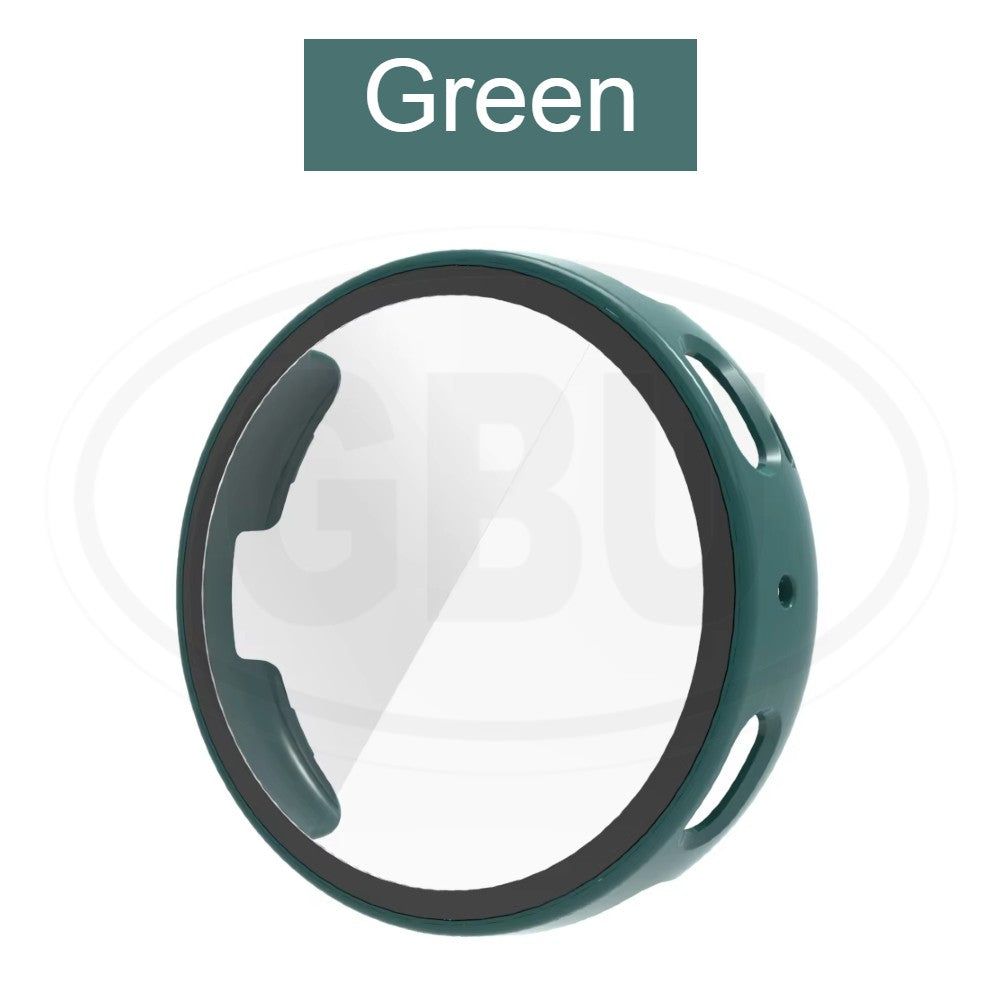 Amazfit Active Max Sarung Full Built-in Tempered Glass / Sarung Half Silikon - No Screen