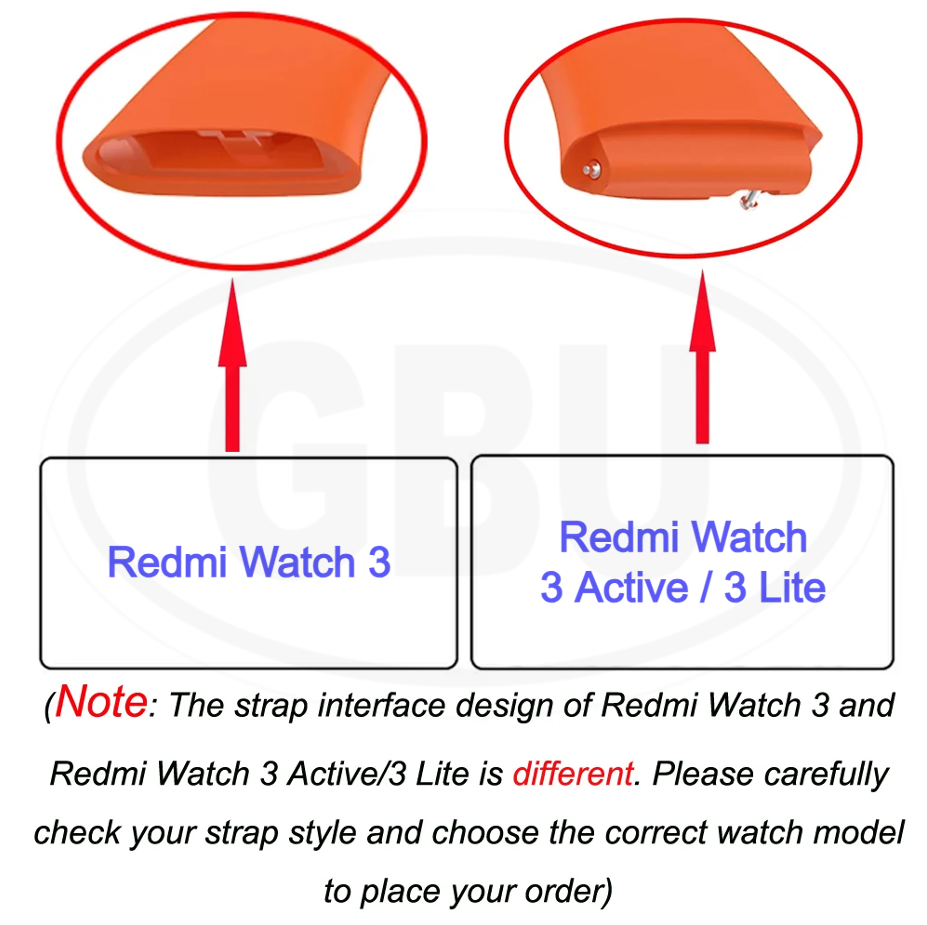 Xiaomi Redmi Watch 3 Active /  Redmi Watch 3 Smart Watch Soft Silicone Replacement Strap Band