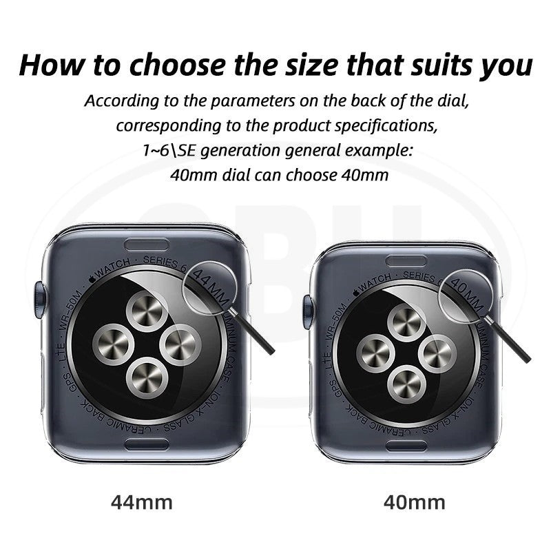 Aple Watch Series 7/SE/6/5/4/3/2/1 3D Full Cover Screen Protector - Full Screen