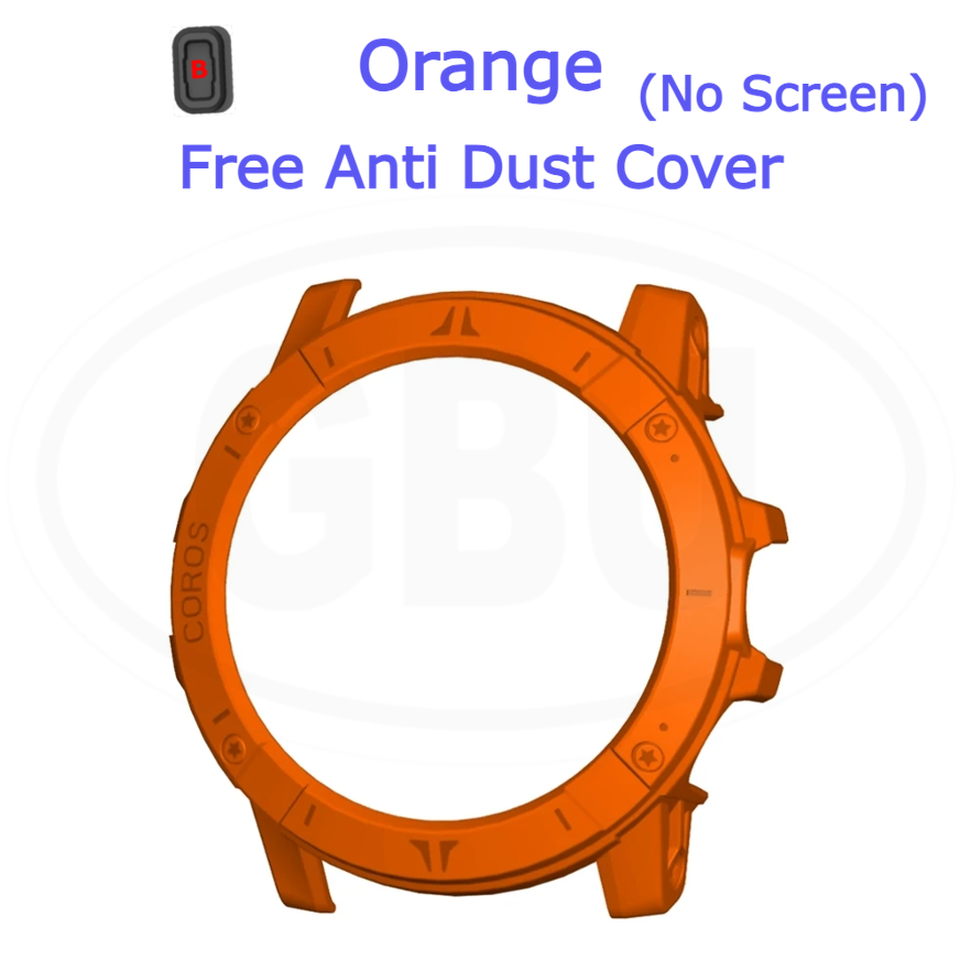 Coros Vertix 2 / Vertix2 TPU Half Cover Protector Case - No Screen
