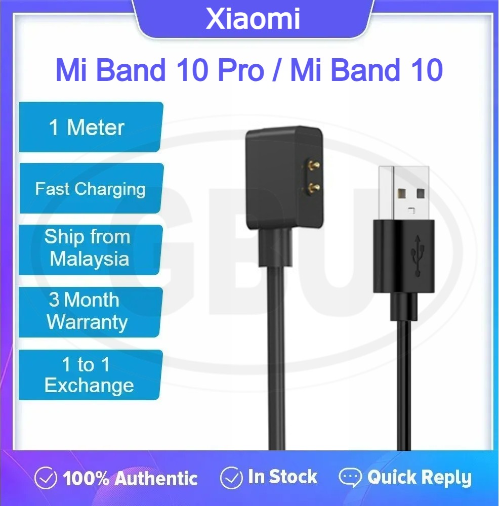 Xiaomi Smart Band 10 Pro / Mi Band 10 USB Magnetic Charger Dock Cradle Charging Cable