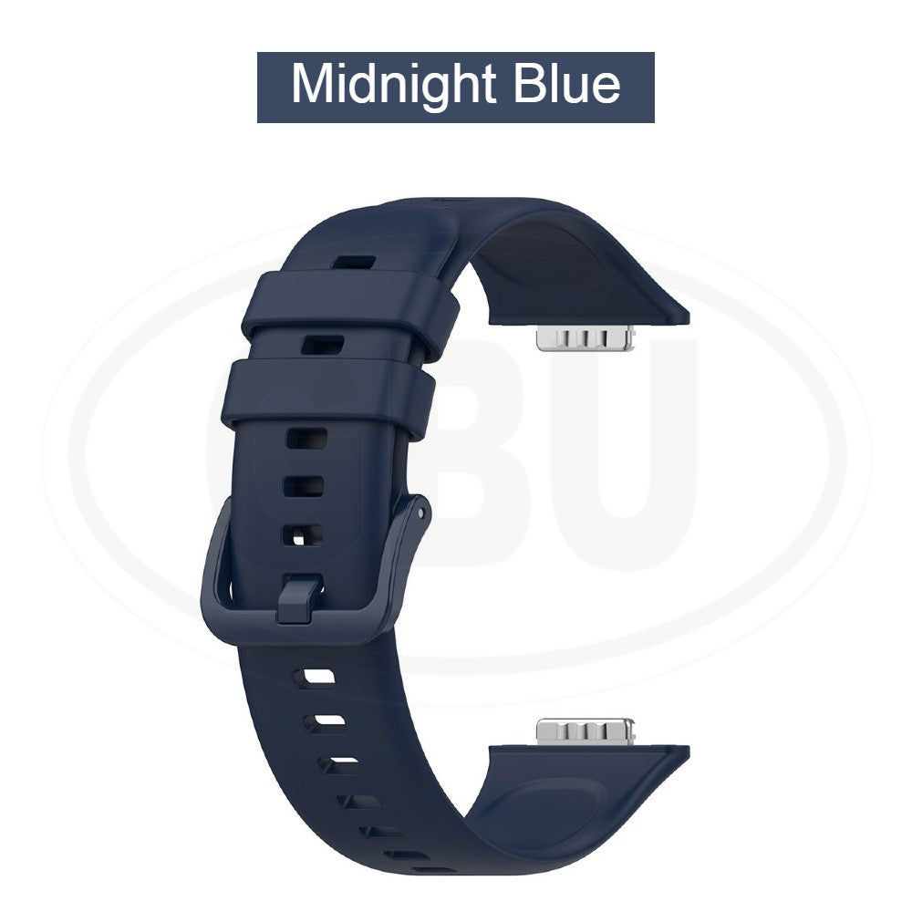 Huawei Watch Fit 2 / Watch Fit2 / YDA-B19V / YDA-B09S Soft Silicone Replacement Strap Band - Full Color Buckle
