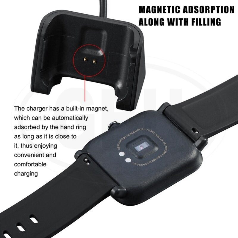 Amazfit Bip / Bip Lite / A1608 / A1915 / Charger Charging Cable Dock Cradle - High Quality