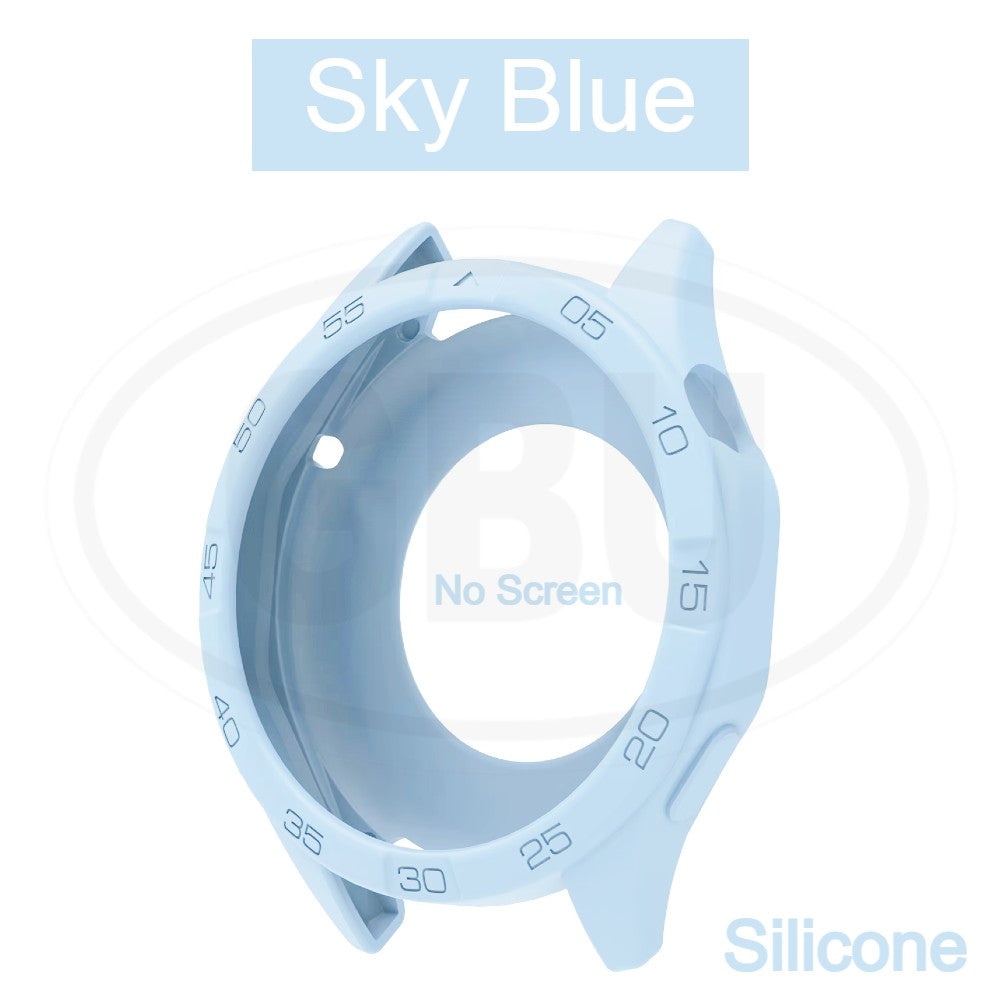 Huawei GT6 46mm / GT6 41mm Sarung Full TPU Built-in Screen Protector Cover / Sarung Half Silikon - No Screen