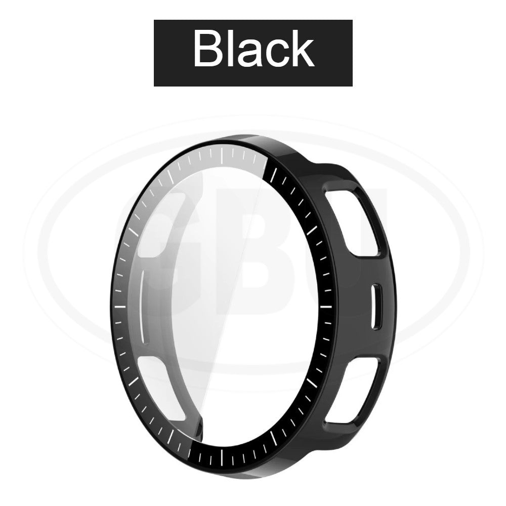 Amazfit Active 3 Premium Sarung Full Built-in Tempered Glass Cover / Sarung Half Silikon - No Screen