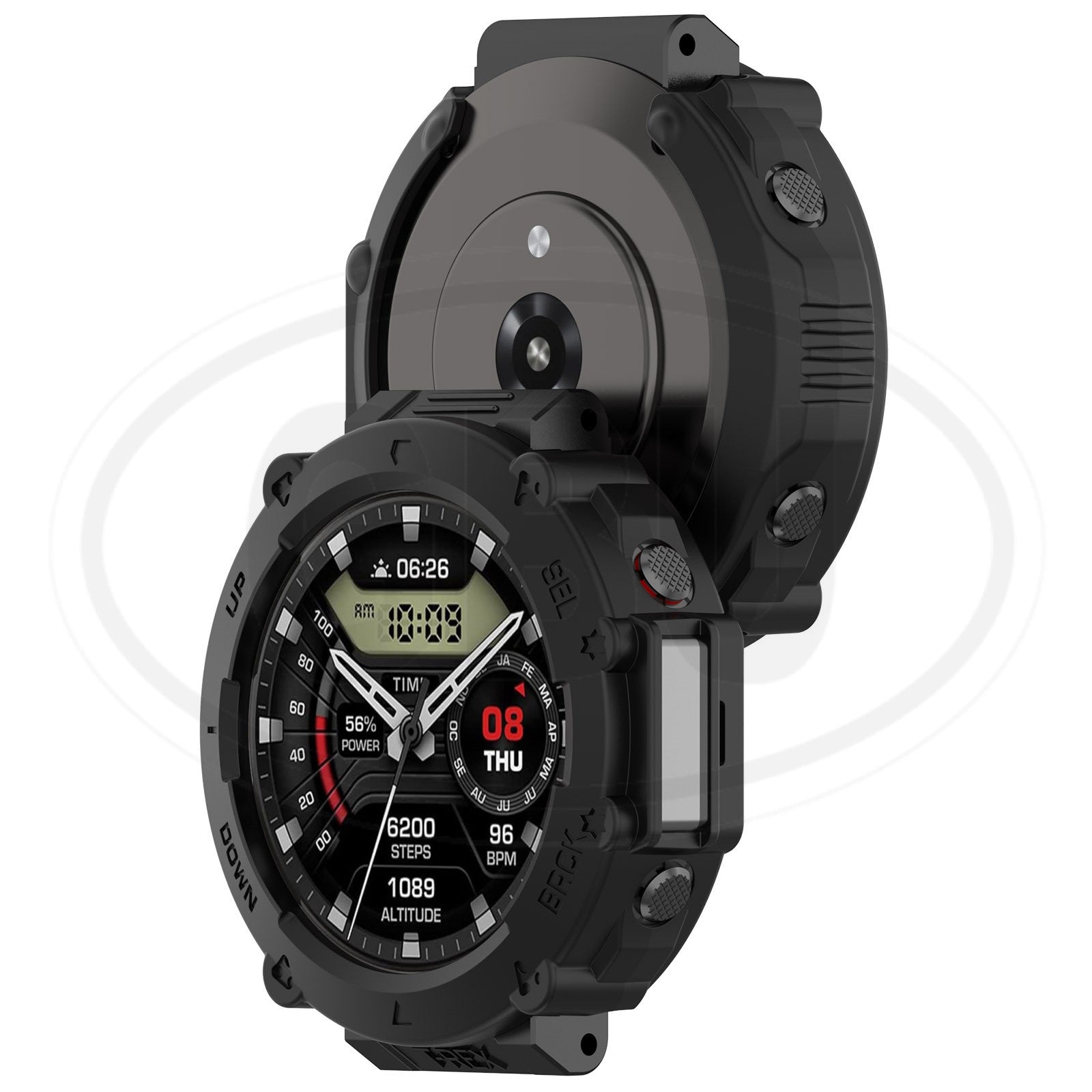 Amazfit T-Rex Ultra / Amazfit T Rex Ultra TPU Half Cover Protector Case - No Screen