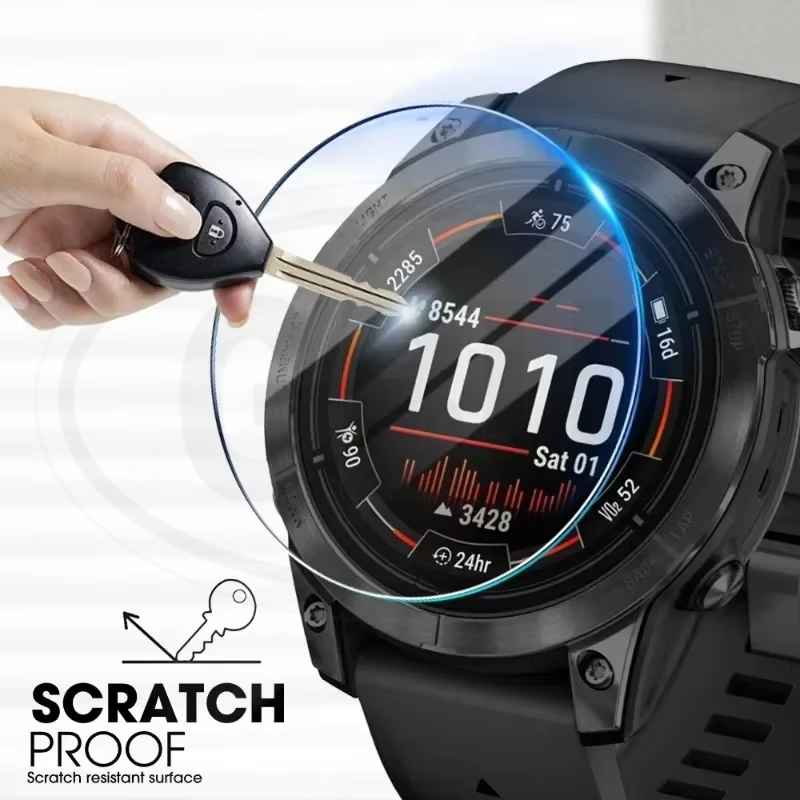 [2pcs] Garmin Fenix E / Fenix 8 Solar 51 47mm / Fenix 8 47 51 43mm Screen Protector HD Tempered Glass