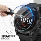[2pcs] Garmin Fenix E / Fenix 8 Solar 51 47mm / Fenix 8 47 51 43mm Screen Protector HD Tempered Glass