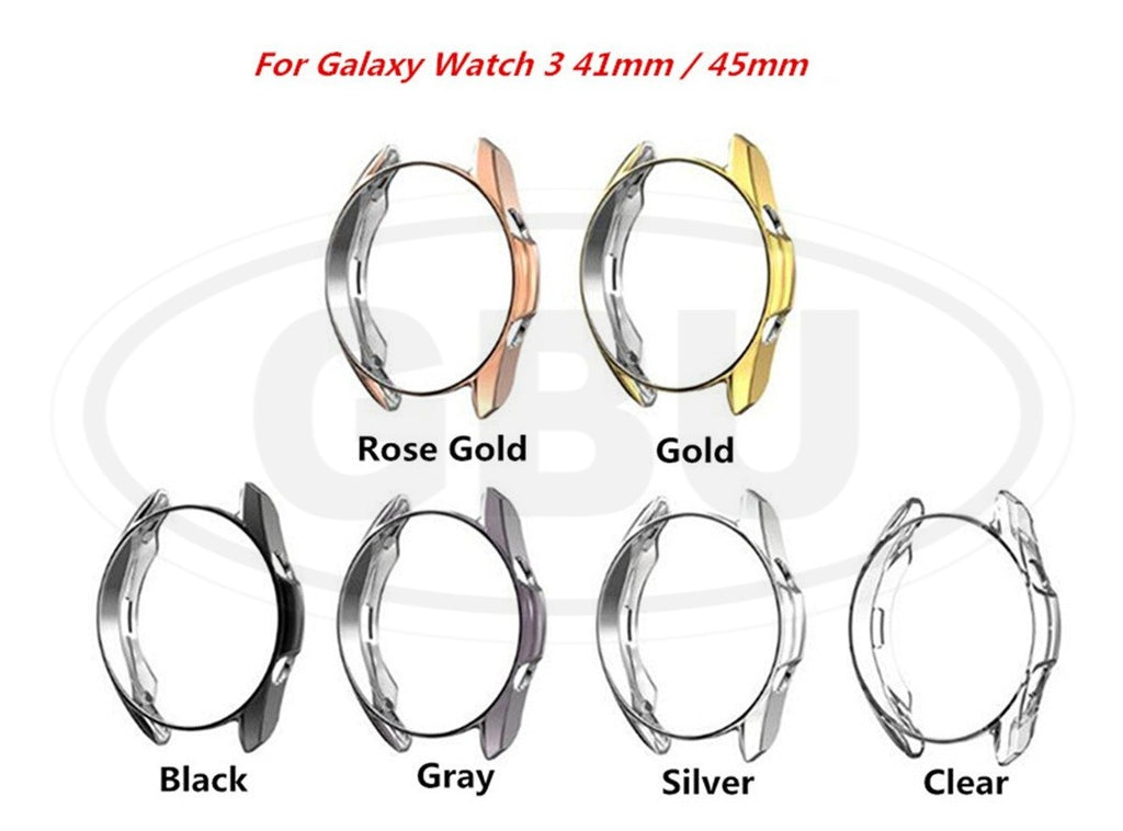 Samsung Galaxy Watch 3 41mm/ Watch 3 45mm / R840 / R850 TPU Half Protector Cover Case - No Screen