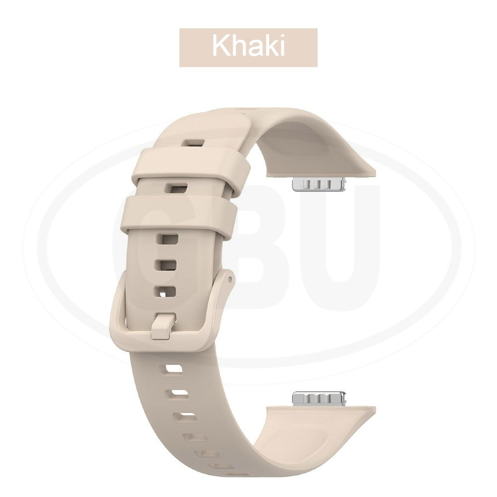 Huawei Watch Fit 2 / Watch Fit2 / YDA-B19V / YDA-B09S Soft Silicone Replacement Strap Band - Full Color Buckle