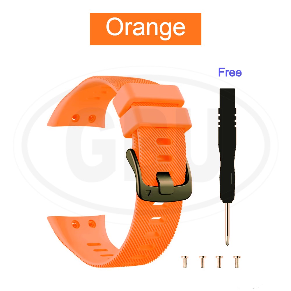 Garmin Forerunner 45 / Forerunner 45s / Swim 2 Smartwatch Tali Silikon Lembut / Watch Strap (High Quality)