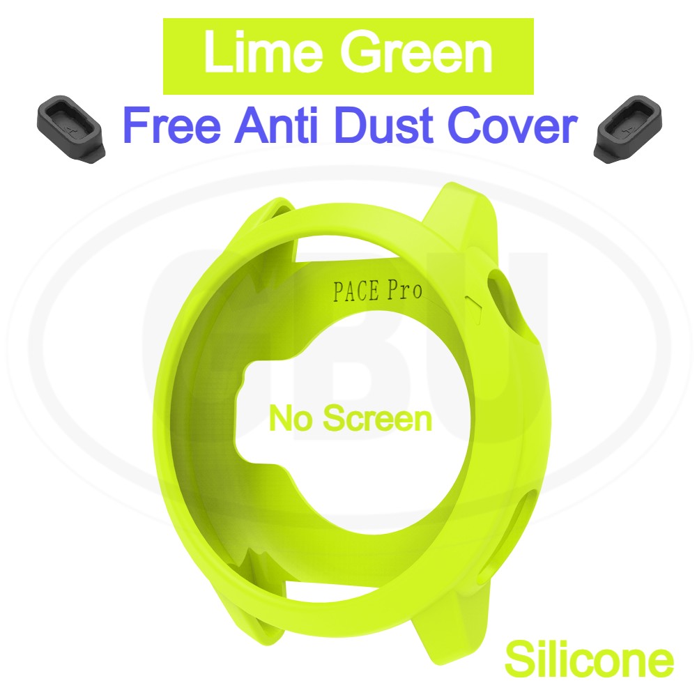 Coros Pace Pro Silicone and Full Cover Case with Tempered Glass Protector Screen - 2-in-1 TPU Cover