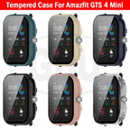 Amazfit GTS 4 Mini / GTS 4 / GTS4 Mini / GTS4 2-in-1 Full Cover Case with Tempered Glass Protector Screen