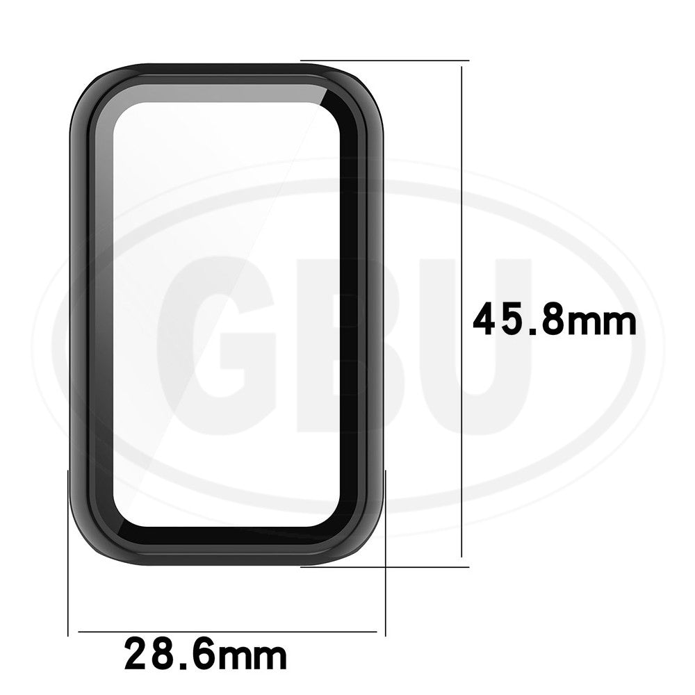 Compatible with Amazfit Band 7 Sarung Full Built-in Tempered Glass Cover (NOT ORIGINAL)