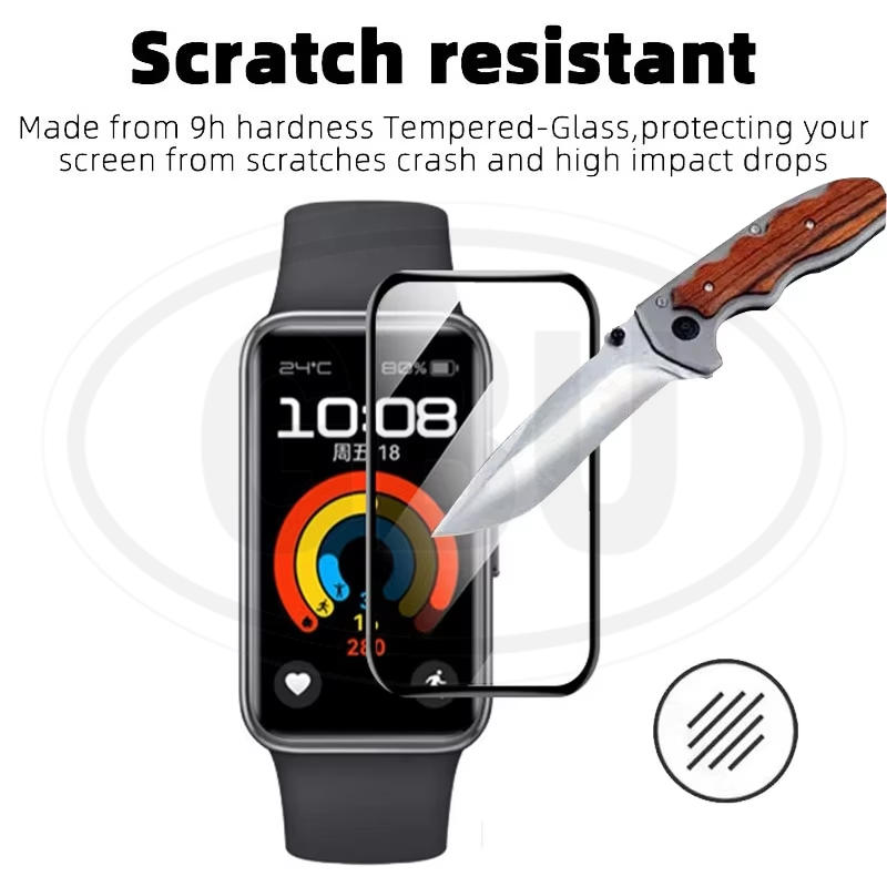 < 2pcs > Huawei Band 10 3D Full Cover Screen Protector - Full Screen