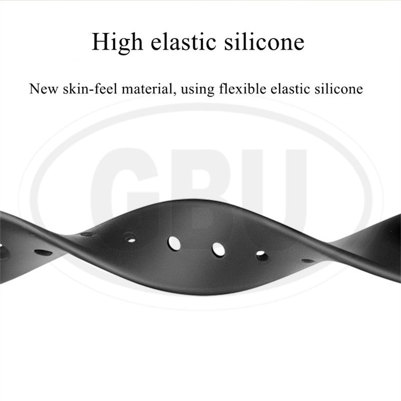 OPPO Band Silicone Wristband Replacement Strap Band - Black Color Buckle
