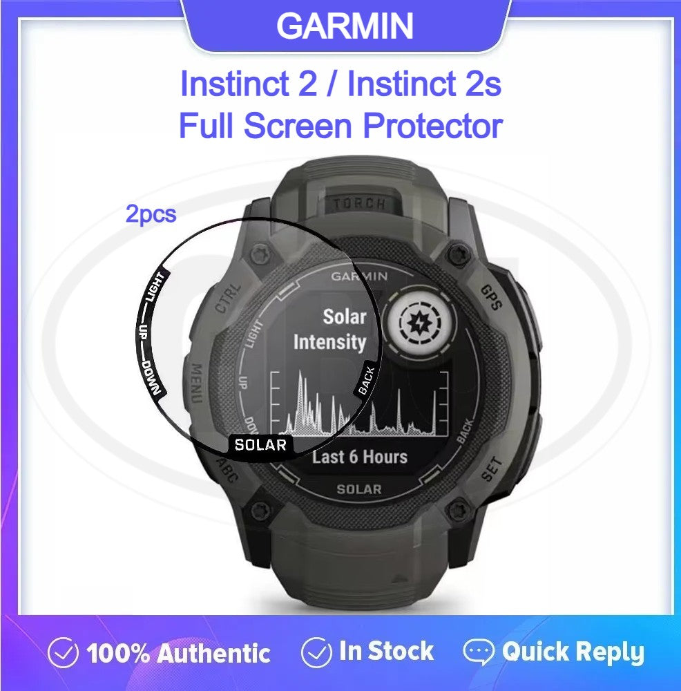 [2pcs] Instinct 2 / Instinct 2s / Instinct2 / Instinct2s 3D Full Cover Screen Protector - Full Screen