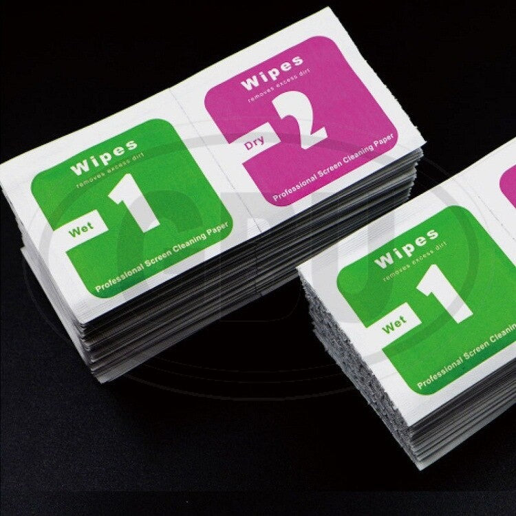 Wet Dry Cleaning Wipes / Dust Removal Alcohol Wipes for Tempered Glass Phone Watch Tablet Camera LCD Screens Clean Tools