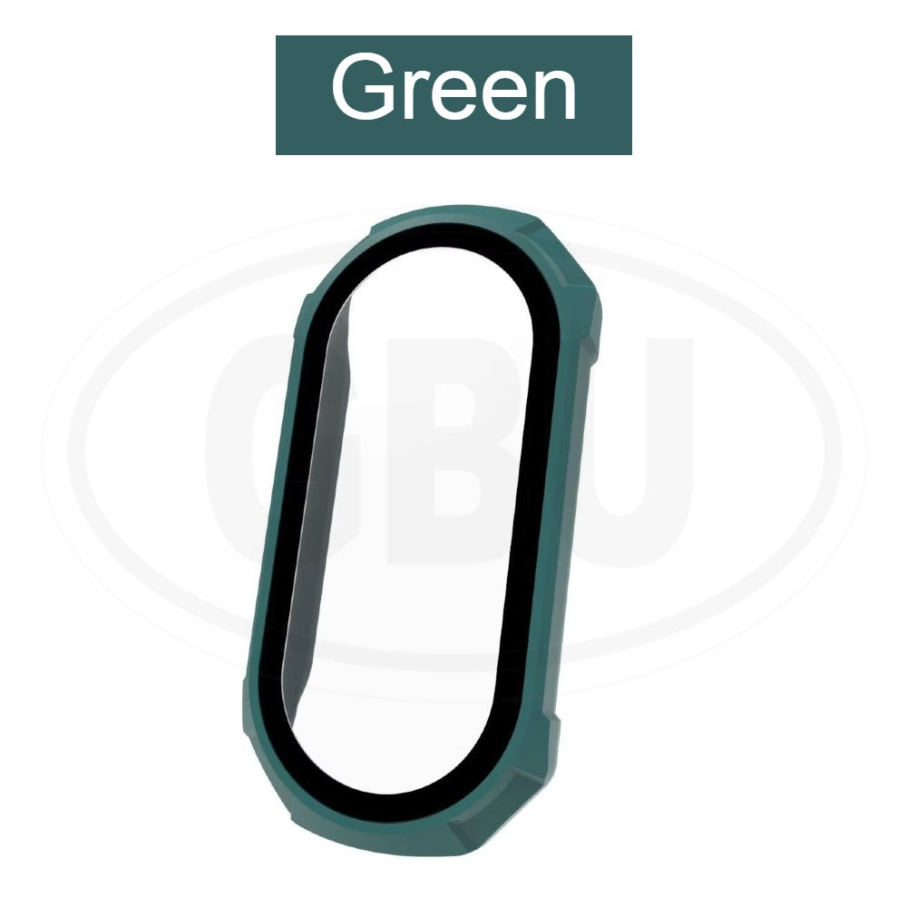 Xiaomi Smart Band 4 / Mi Band 5 / Mi Band 6  Case Sarung Full Built-in Tempered Glass Cover