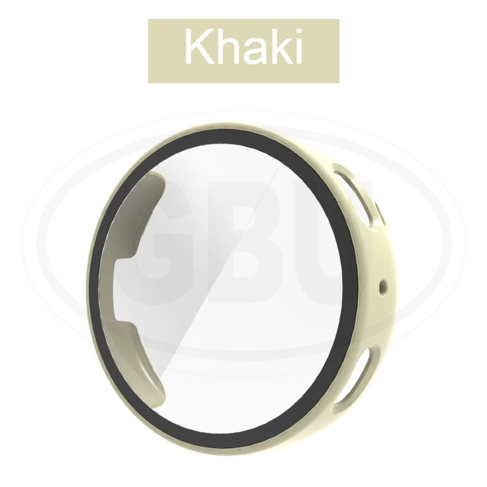 Amazfit Active Max Sarung Full Built-in Tempered Glass / Sarung Half Silikon - No Screen