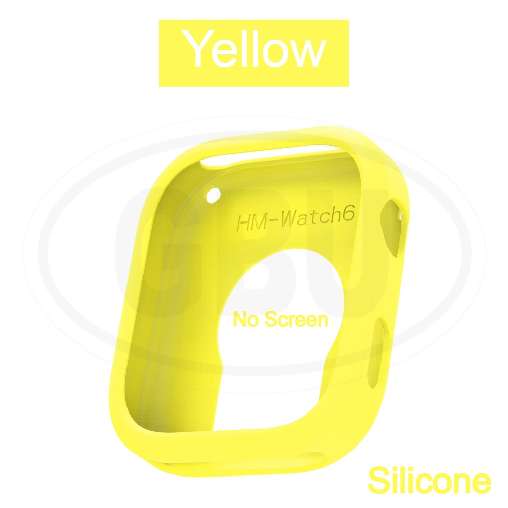 Redmi Watch 6 Sarung Full Built-in Tempered Glass Cover / Sarung Half Silikon - No Screen