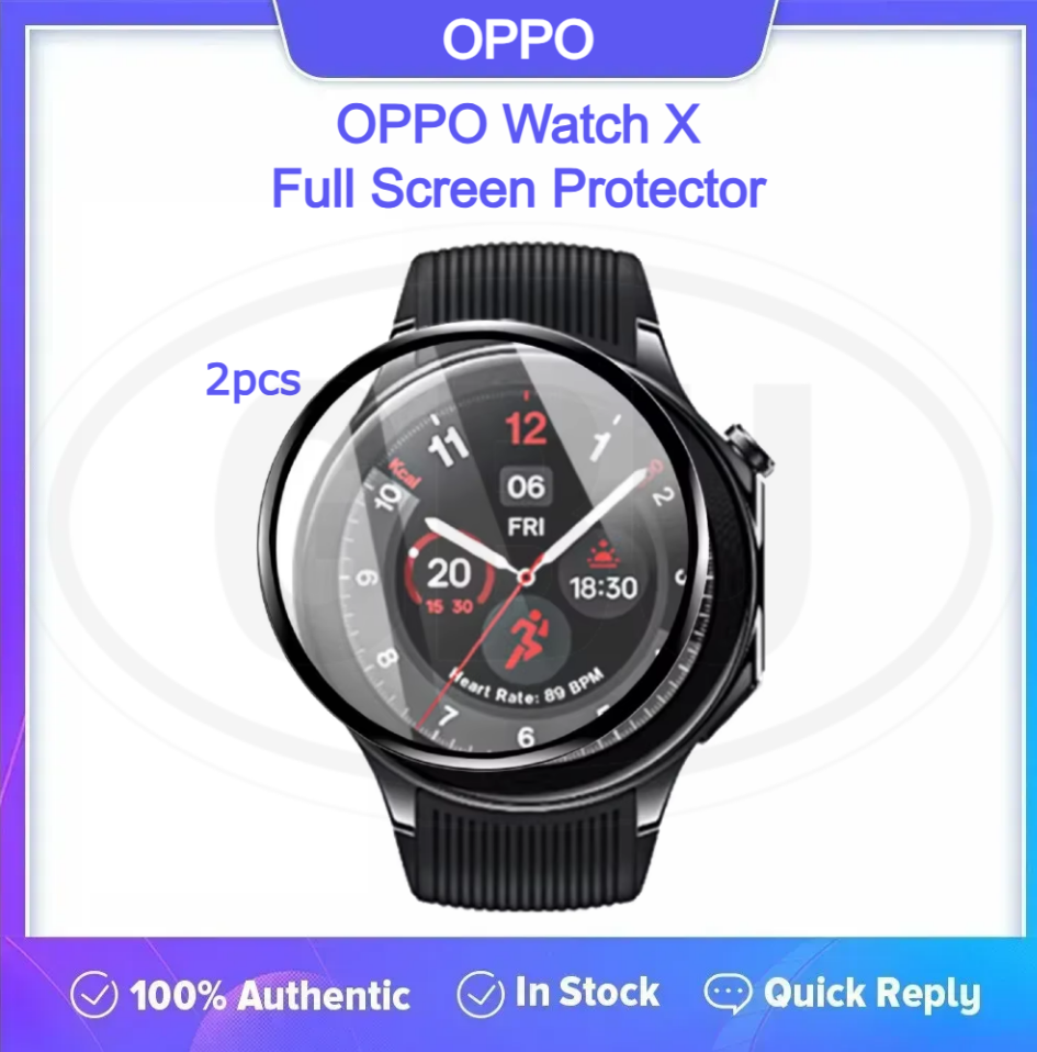 < 2pcs > OPPO Watch X 3D Full Cover Screen Protector - Full Screen