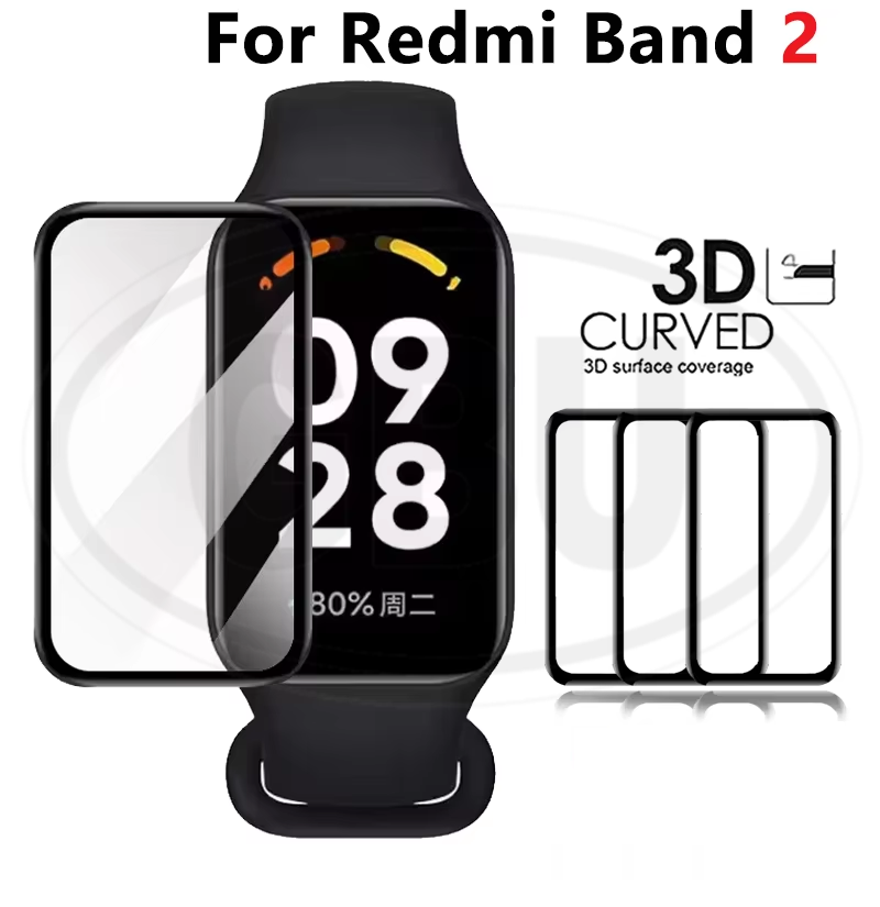 Xiaomi Redmi Smart Band 2 / Redmi Band 2 3D Full Cover Screen Protector - Full Screen