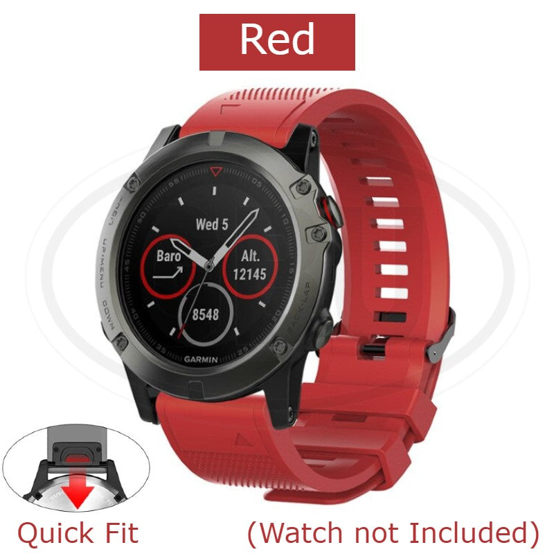 Garmin Fenix 8 51mm Amoled Solar / Fenix 7X Pro 51mm Sapphire Solar / Fenix 7X Solar QuickFit Tali Watch Strap - 26mm