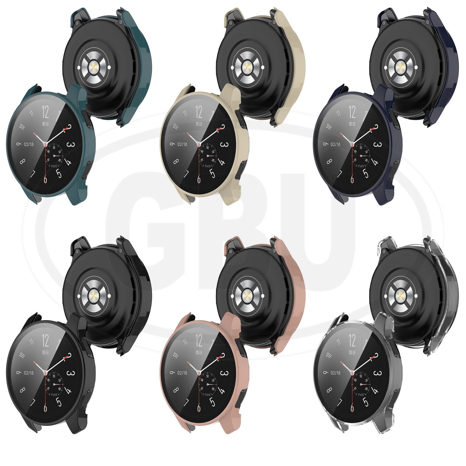 Vivo Watch 2 Sarung Full Built-in Tempered Glass Cover
