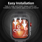 < 2pcs > Huawei Watch Fit 4 / Fit 4 Pro 3D Full Cover Screen Protector / Tempered Glass - Full Screen