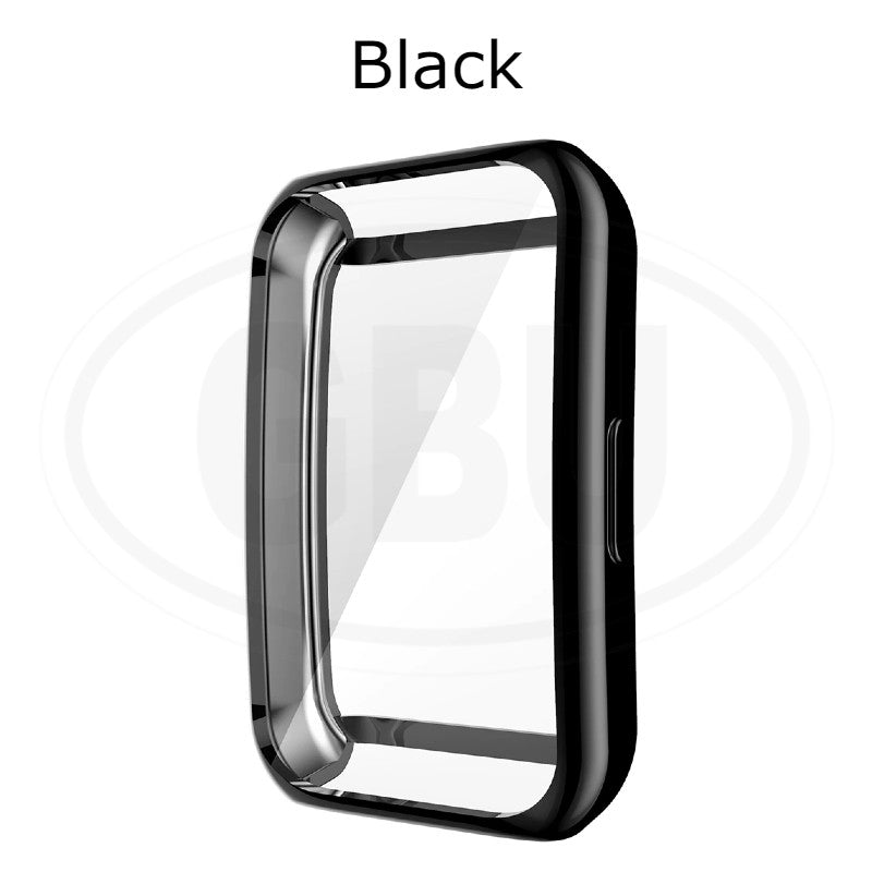 Compatible with Huawei Band 9 / Huawei Band 8 / Huawei Band 7 / Huawei Band 6 Sarung Full TPU Built-in Screen Protector Cover (NOT ORIGINAL)