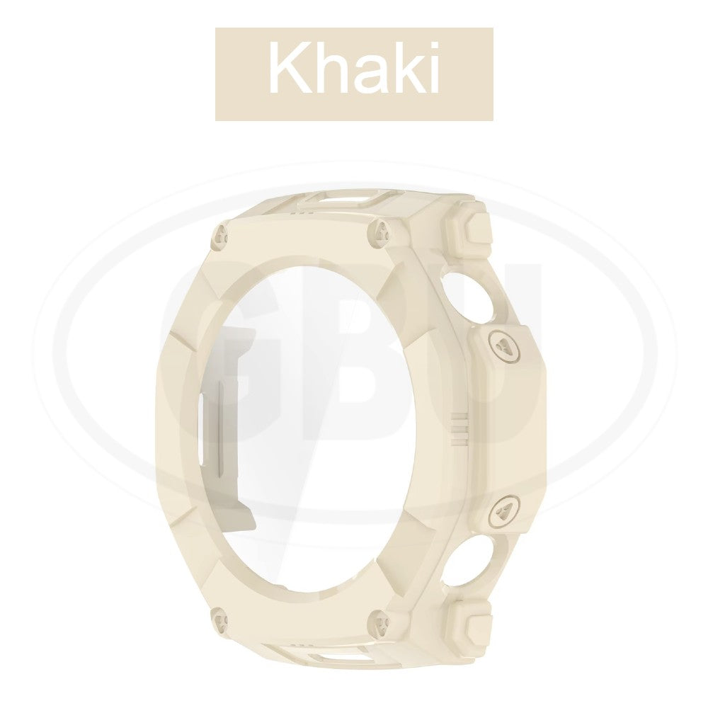 Amazfit T-Rex Ultra 2 Sarung Full Built-in Tempered Glass Cover / Sarung Half Silikon - No Screen