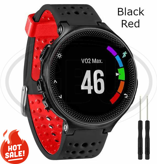 Garmin Forerunner 235 735XT 230 630 Approach S5 S6 Soft Silicone Strap Band - 22mm