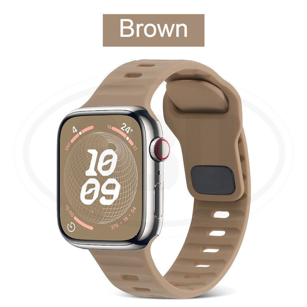 Compatible with Apple Watch Band Ultra 2 49/45/44/42/41/40/38mm Soft Silicone Sport Bracelet strap band - iWatch Series Ultra SE 9/8/7/6/5/4/3/2/1 (NOT ORIGINAL)
